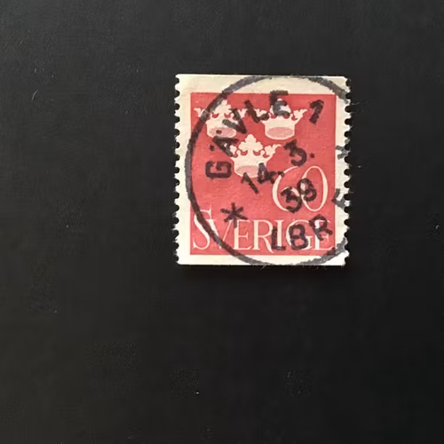 FACIT NR 286 PRAKTSTÄMPLAT GÄVLE 1*LBR*