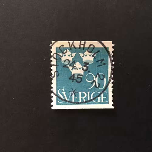 FACIT NR 293 praktstämplat STOCKHOLM 22