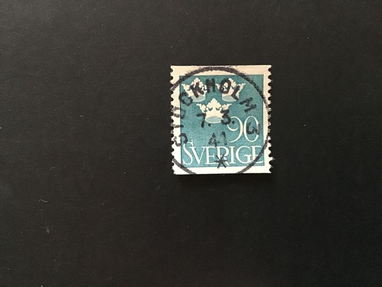 FACIT NR 293 LYXSTÄMPLAT STOCKHOLM 3