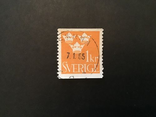 FACIT NR 294 LYXSTÄMPLAT SÄRNA