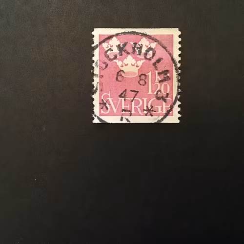 FACIT NR 298 PRAKTSTÄMPLAT STOCKHOLM 3