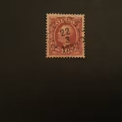 FACIT NR 54 LYXSTÄMPLAT PKXP NO 42 C