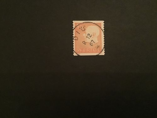 GUSTAF VI ADOLF TYP III facit nr 429 A PRAKTSTÄMPLAT DIÖ