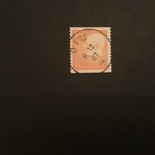 GUSTAF VI ADOLF TYP III facit nr 429 A PRAKTSTÄMPLAT DIÖ