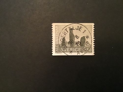 ALE STENAR 1966 facit nr 579 praktstämplat SÖDERTÄLJE 1