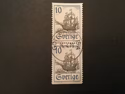 BRUKSFRIMÄRKEN facit nr 613 BB lyxstämplat par GÖTEBORG