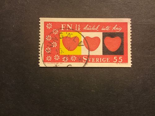 FN 25 ÅR 1970 facit nr 709 A1 praktstämplat KUNGÄLV