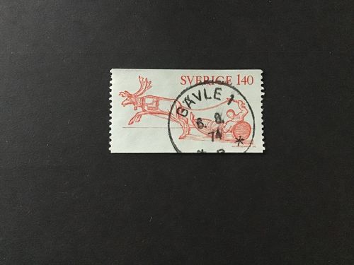 LAPONIA 1972 facit nr 777 praktstämplat GÄVLE 1