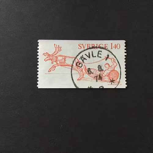 LAPONIA 1972 facit nr 777 praktstämplat GÄVLE 1
