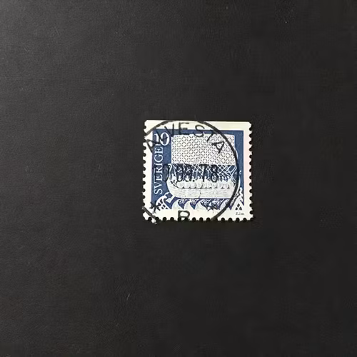 FORNTIDA KONST 1973 facit nr 817 B1 lyxstämplat ALVESTA