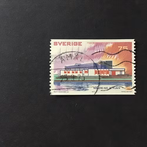 NORDEN III 1973 facit nr 825 praktstämplat ÅMÅL