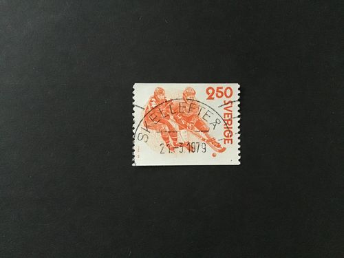 BANDY 1979 facit nr 1071 praktstämplat SKELLEFTEÅ 1