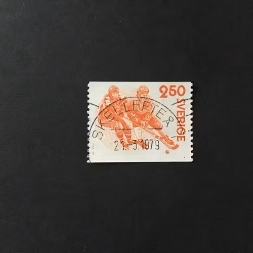 BANDY 1979 facit nr 1071 praktstämplat SKELLEFTEÅ 1