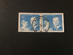 NY TRONFÖJD 1980 facit nr 1118 BB lyxstämplat par ALVESTA