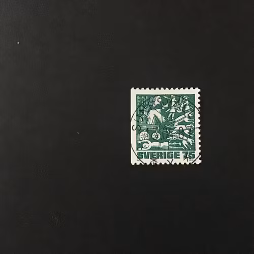 FORNNORDISK MYTOLOGI facit nr,1155 B1 lyxstämplat SUNDSVALL