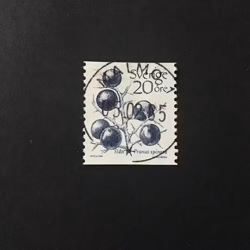 FRUKTER 1983 facit nr 1244 lyxstämplat MALMÖ 1