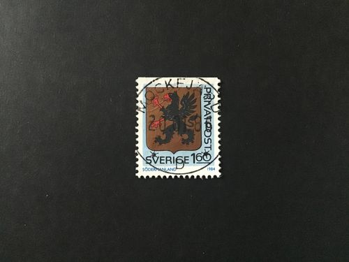 RABATTMÄRKEN  facit nr 1295 lyxstämplat MOCKFJÄRD