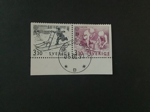 EUROPA XVIII  facit nr 1558 SX lyxstämplat par STOCKHOLM PM