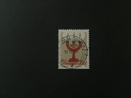 JULPOST facit nr 1933 lyxstämplat STOCKHOLM-TOMTEBODA