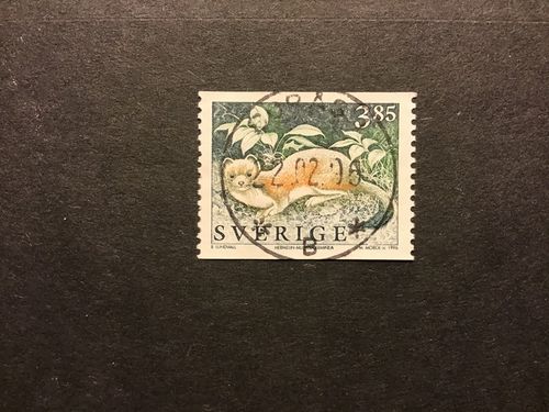 VILDA DJUR 3 1996 facit nr 1942 A lyxstämplat BORÅS 1