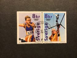 OS I SYDNEY 2000 facit nr 2206 SX lyxstämplat par ÅMOTFORS