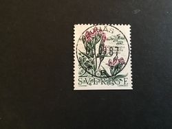 ÄNG OCH HAGE 1987 facit nr 1441 lyxstämplat BORÅS 4