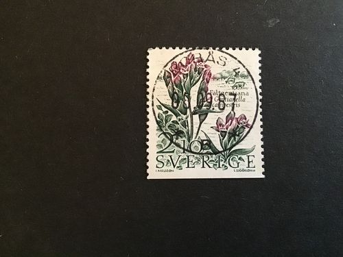ÄNG OCH HAGE 1987 facit nr 1441 lyxstämplat BORÅS 4