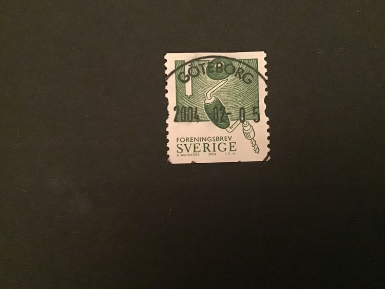 TRÄVERKTYG 2004 facit nr 2401 lyxstämplat GÖTEBORG