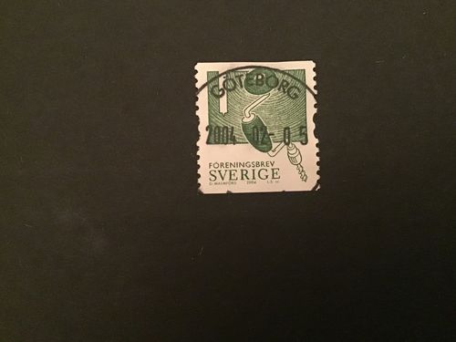 TRÄVERKTYG 2004 facit nr 2401 lyxstämplat GÖTEBORG