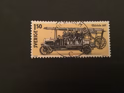 SVENSK BILHISTORIA 1980 facit nr 1139 lyxstämplat STOCKHOLM 80