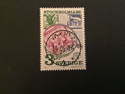 STOCKHOLMIA IV 1986 facit nr 1391 lyxstämplat VÄXJÖ 2