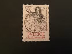 STOCKHOLMIA 86 II facit nr 1306 lyxstämplat STOCKHOLM 3