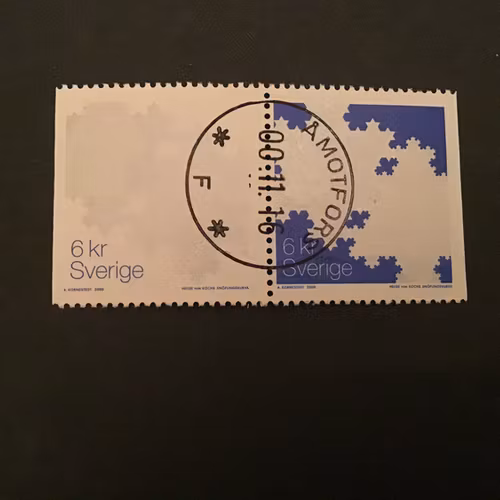 JULPOST 2000 facit nr 2225 SX praktstämplat par ÅMOTFORS