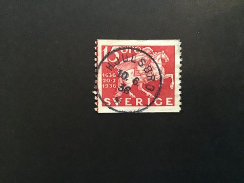 Postverket facit nr 248 A Praktstämplat HJULSBRO