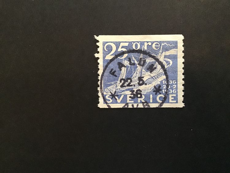 Postverket facit nr 250 praktstämplat FALUN