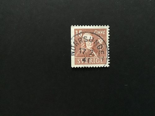 Kungliga vetenskap.akademi facit nr 321 B2 . Praktstämplat NORRSUNDET
