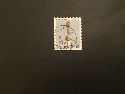 RIKSREGALIERNA 1971 facit nr 740 B2 praktstämplat LYCKSELE