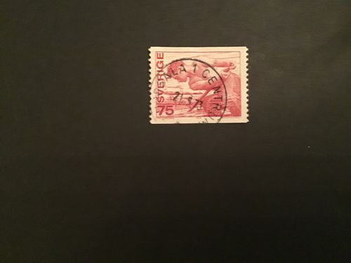 LO 75 ÅR 1973 facit nr 821 praktstämplat UPPSALA 1 CENTRUM