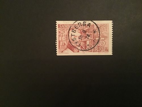 SAMUEL OWEN 1974 facit nr 860 praktstämplat TYSTBERGA