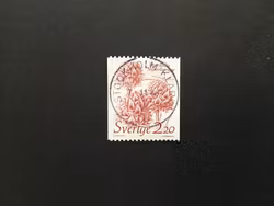 LEVANDE NATUR 1985 facit nr 1341 lyxstämplat STOCKHOLM-KLARA