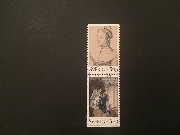 NATIONALMUSEEUM 200 ÅR facit nr 1754 SX lyxstämplat par ÄLVSJÖ