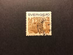 SVENSKT NÄRINGSLIV 1970, facit nr 702 stämplat märke