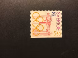OLYMPISKT GULD III 1992, facit nr 1740 stämplat märke