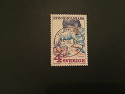 STOCKHOLMIA 86 IV facit nr 1392 LYXSTÄMPLAT TRANEMO