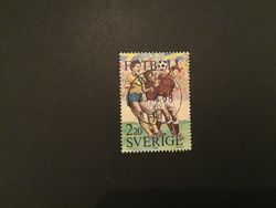 FOTBOLL 1988 facit nr 1523 LYXSTÄMPLAT TRANEMO