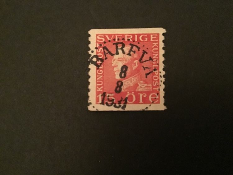 FACIT NR 176 A PRAKTSTÄMPLAT BARFVA