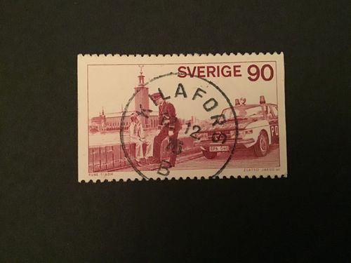 VAKA,VÄRNA,HJÄLPA facit nr 932 PRAKTSTÄMPLAT KILAFORS