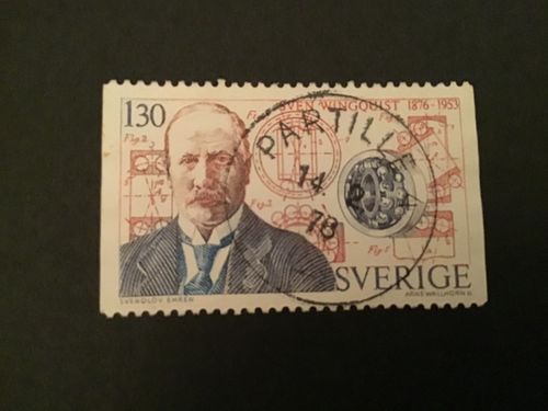 TEKNISKA NYDANARE 1976 facit nr 979 PRAKTSTÄMPLAT PARTILLE