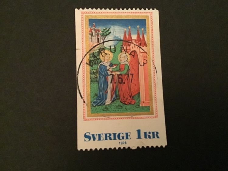 MEDELTIDA BOKMÅLERI  facit nr 985 A2 LYXSTÄMPLAT KIRUNA 3