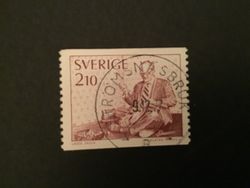 SKRÄDDARE 1977 facit nr 992 PRAKTSTÄMPLAT STRÖMSNÄSBRUK
